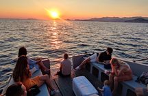 Golden hour sunset cruise from Dubrovnik