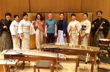 Live Japanese traditional music show in Tokyo