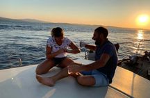 Maddalena Archipel sunset cruise with dinner from Palau