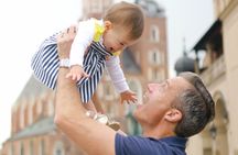 Professional photo shoot with guided walking tour in Krakow