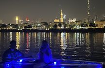 Night kayaking experience in Dubai