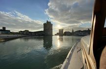 Wooden boat cruise in the bay of La Rochelle