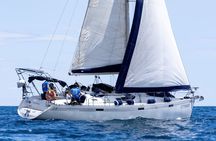 Catania sailboat tour with snorkel and SUP equipment