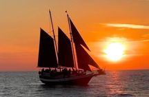 Sunset sailing experience with a gaff-rigged schooner in Tampa Bay
