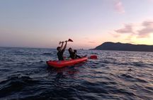 Sunset guided kayak tour from Bandol with appetizers and drinks