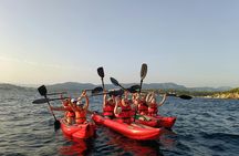 Sunset guided kayak tour from Bandol with appetizers and drinks