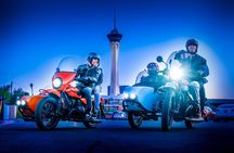 Private two-hour guided sidecar tour in Las Vegas with a drink