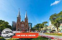Ho Chi Minh city car hire with driver half-day