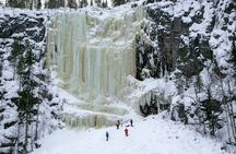 Korouoma Frozen Waterfalls Guided Tour with Hike