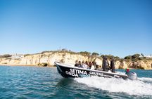 1-hour small group boat tour to caves and beaches from Armação de Pêra