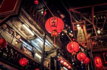 Jiufen night view, Shifen Waterfall and Raohe Market tour