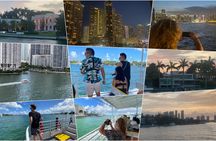 Miami sightseeing bus tour with cruise and Everglades airboat