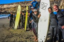 Surfing Lessons in the South of Fuerteventura without Transfer