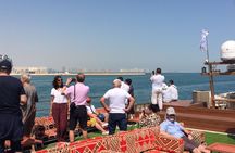 Doha sightseeing cruise onboard an Arabic dhow boat