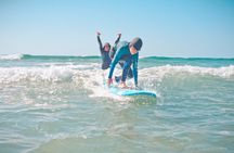 Kids and family surf class in Fuerteventura