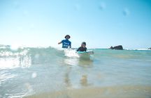Kids and family surf class in Fuerteventura