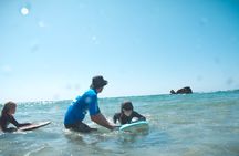 Kids and family surf class in Fuerteventura