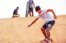 Morning Dubai Desert Safari with Camel Ride and Sand Boarding