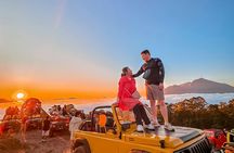 Mt Batur Volcano 4x4 sunrise tour with breakfast and waterfall visit
