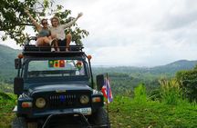 Island sightseeing shared tour by 4x4 from Koh Samui