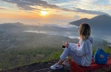Mount Batur sunrise hike and stop in a natural hot spring