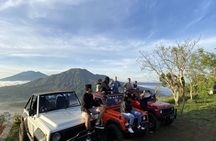 Mount Batur sunrise 4x4 excursion and stop in natural hot springs