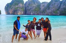 Krabi to Phuket day trip with private longtail boat tour in Phi Phi
