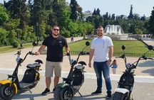 Guided tour of the Acropolis area of Athens by electric scooter