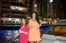 Dubai night yacht trip with snacks and drinks