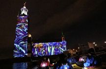 Kayak tour of Stockholm's Nobel Lights in winter