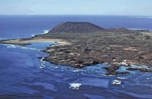 Round-trip ferry to Lobos Island with authorization from Corralejo