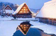 Takayama and Shirakawago winter lights guided tour from Nagoya