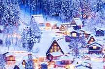 Takayama and Shirakawago winter lights guided tour from Nagoya