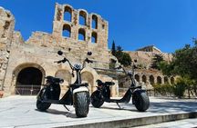 Guided tour of the Acropolis area of Athens by electric scooter