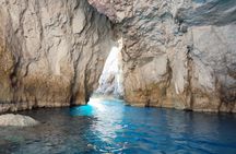 Turtle Island, Keri Caves and Mizithres Half-Day Private Cruise