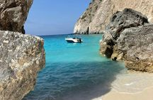 Turtle Island, Keri Caves and Mizithres Half-Day Private Cruise