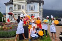 Swiss cheese fondue cooking class experience