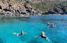 Snorkelling off the coast of Bosa