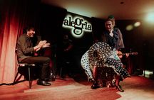 1-hour flamenco show at Malaga's Alegría