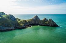 From Cardiff to Gower Mumbles, Three Cliffs, Worms Head