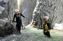 Body rafting along Alcantara River