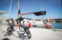 E-bike tour, wine tasting and sailing experience from Barcelona