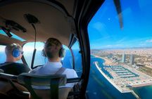 Helicopter Flight and Sailing Experience in Barcelona