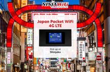 Japan mobile Wi-Fi rental, pick up in Shinjuku Tokyo
