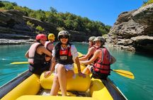 Rafting at Vjosa Wild River National Park in Permet