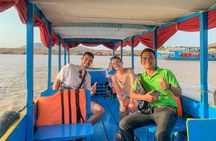 Floating village Vespa and boat sunset tour