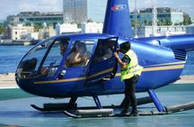 Scenic Helicopter Flight over the Coast of Barcelona