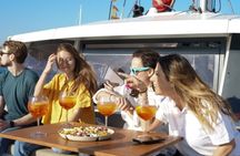 Sunset Catamaran Dinner Shared Small Group Sailing Experience