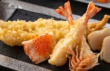 Japanese Cuisine Sakura Dinner Course featuring Tempuras