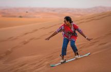 Dubai morning desert safari with dune bashing, sandboarding, camel ride